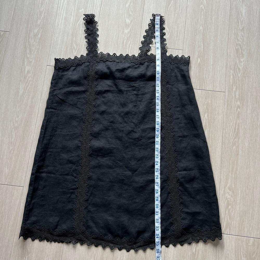 J. Crew Black Lace-Trim Mini Dress - Picture 4 of 11